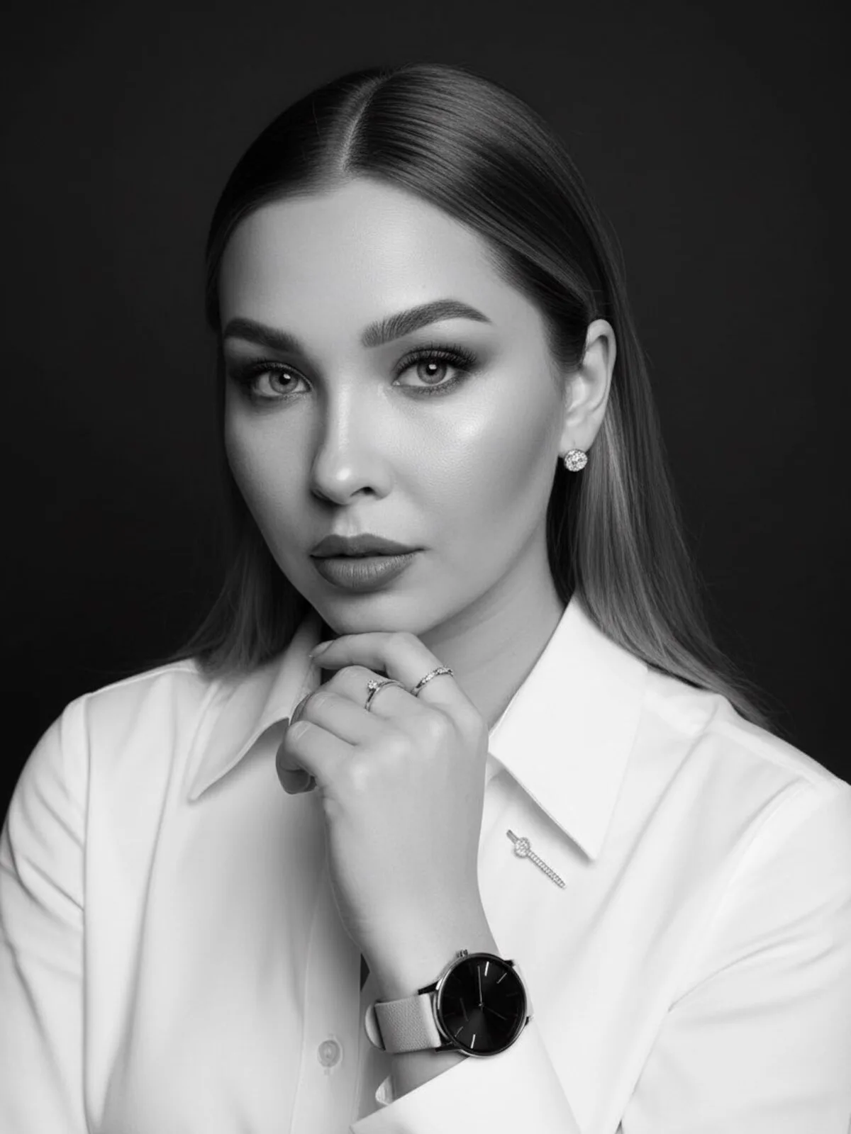 Екатерина Максимова, генеральный директор ALATUR, чёрно-белый портрет